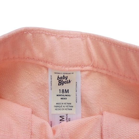 NWT Baby Oshkosh Peach Ruffle Trim Shorts 18M - Picture 5 of 5
